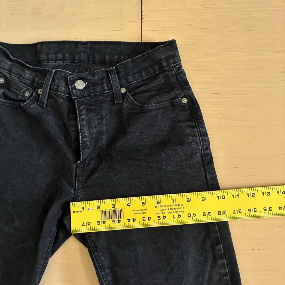 Levi's 541 Men's Size 30x30 Athletic Taper Fit Stretch Black Denim Jeans - Picture 5 of 16